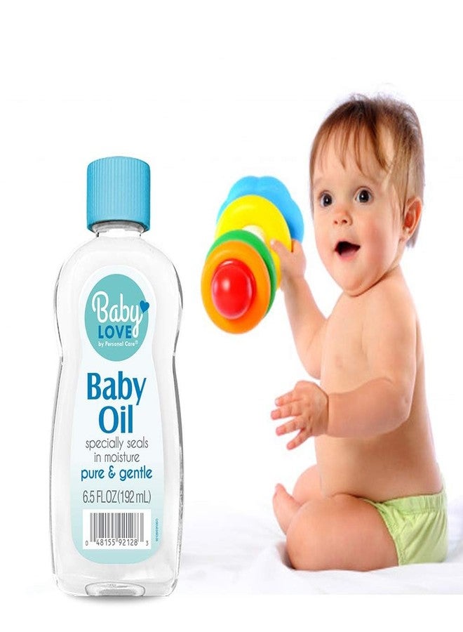 personal care Baby Love Baby Oil, Pure Mineral Oil to Prevent Moisture Loss, 6.5 fl oz - Image 5